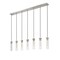 Z-Lite Beau Linear Chandelier, 7-Light, 4.75 In.W x 54 In.L x 12.75 In.H, Brushed Nickel/Clear 740P-7L-BN - alternate 5